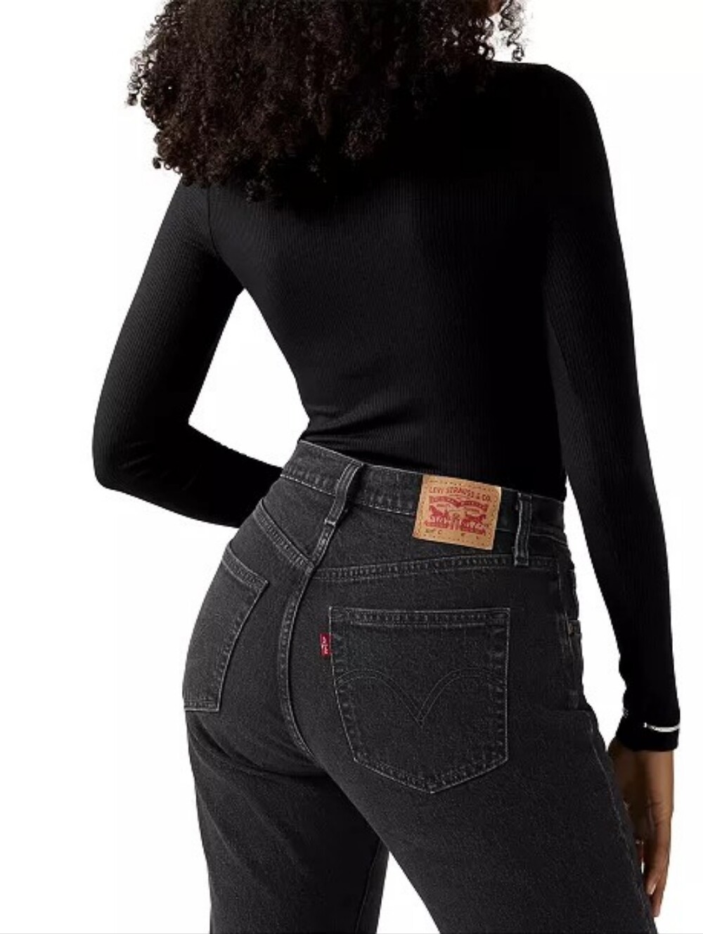 NWT Levi's 501 Curve High-Rise Straight-Leg Jeans, Size 28 × 30 - Picture 3 of 10